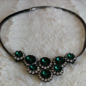 Emerald Gemmed Choker